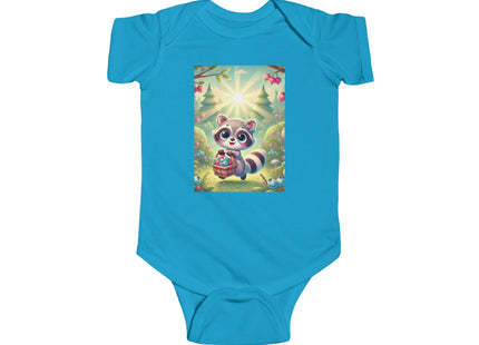 Raccoon’s Berry Basket Infant Fine Jersey Bodysuit