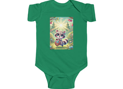 Raccoon’s Berry Basket Infant Fine Jersey Bodysuit