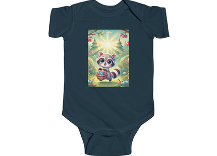Raccoon’s Berry Basket Infant Fine Jersey Bodysuit