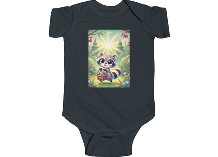 Raccoon’s Berry Basket Infant Fine Jersey Bodysuit