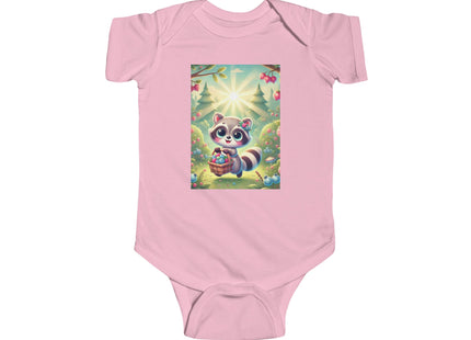 Raccoon’s Berry Basket Infant Fine Jersey Bodysuit