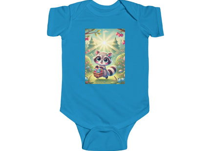 Raccoon’s Berry Basket Infant Fine Jersey Bodysuit