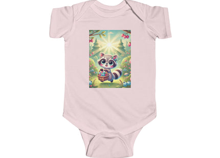 Raccoon’s Berry Basket Infant Fine Jersey Bodysuit