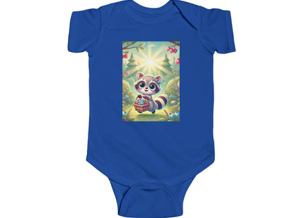 Raccoon’s Berry Basket Infant Fine Jersey Bodysuit
