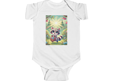 Raccoon’s Berry Basket Infant Fine Jersey Bodysuit