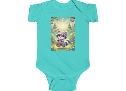 Raccoon’s Berry Basket Infant Fine Jersey Bodysuit