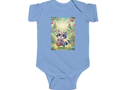 Raccoon’s Berry Basket Infant Fine Jersey Bodysuit