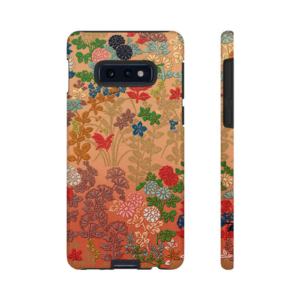 Ornamental Japanese Flower Pattern Phone Cases