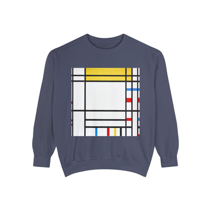 Place de la Concorde by Piet Mondrian Garment-Dyed Sweatshirt