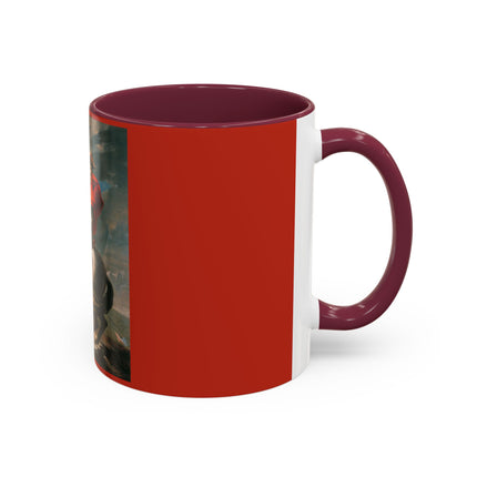 Napoleon Crossing the Alps by Jacques-Louis David Colorful Mugs (11oz, 15oz)