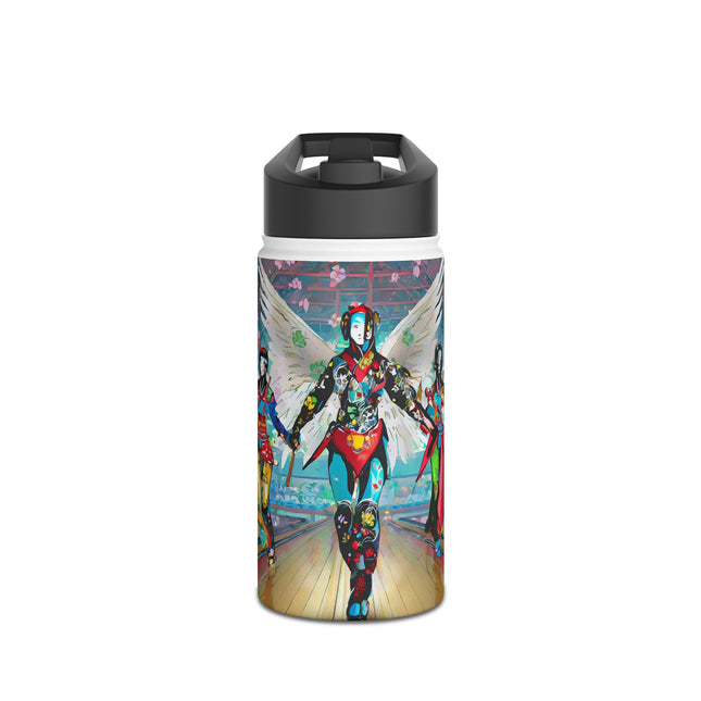 Samurai Robot Angels Stainless Steel Water Bottle