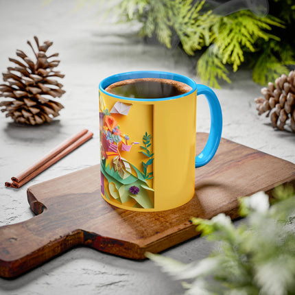 Origami Bicycle Colorful Mugs (11oz, 15oz)