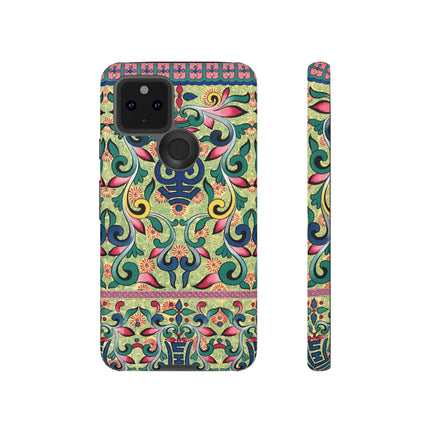 Colorful Flower Pattern by Owen Jones Phone Cases