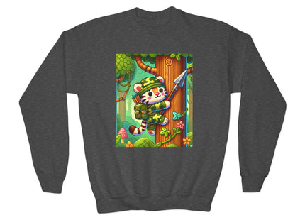 Stealthy Stripes Youth Crewneck Sweatshirt