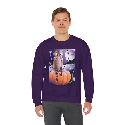 The Startled Pumpkin Unisex Heavy Blend™ Crewneck Sweatshirt