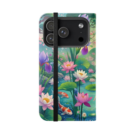 Fairy of the Koi Pond Flip Case – Mystical Harmony & Pond Enchantment