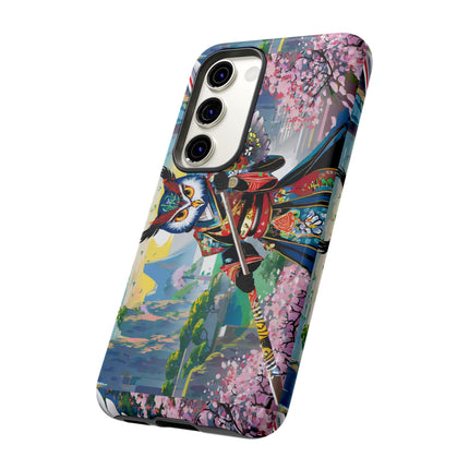 Cyberpunk Samurai Owl Phone Cases