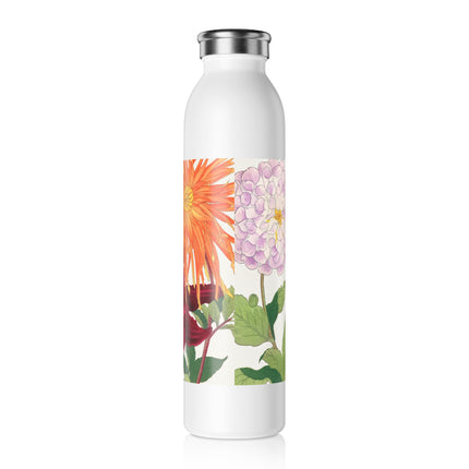 Dahlia by Tanigami Kônan Slim Water Bottle