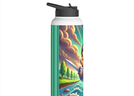 Valiant Duck Stainless Steel Water Bottle, Standard Lid