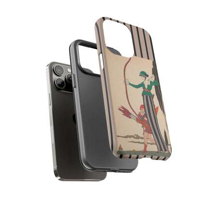 L'Arc Rouge by George Barbier Phone Cases