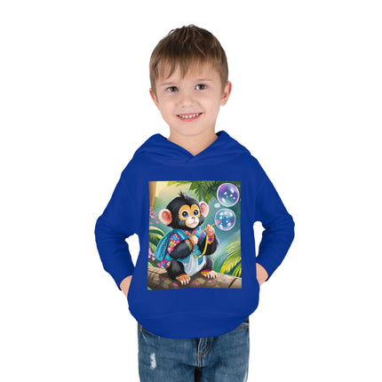 Bubble Magic in the Jungle Toddler Pullover Fleece Hoodie