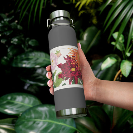 Dahlia by Tanigami Kônan Copper Vacuum Insulated Bottle, 22oz