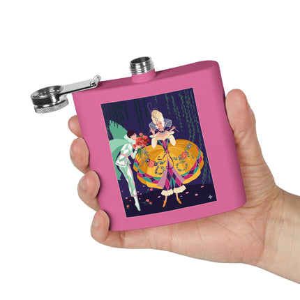 Enchanted Courtship Flask – Whimsical Elegance & Floral Romance
