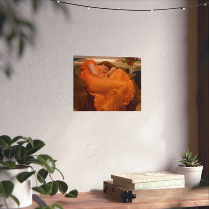 Flaming June by Frederic Leighton Matte Horizontal Posters