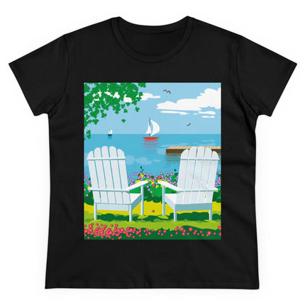 Tranquil Retreat Women's Midweight Cotton Tee