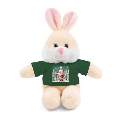 Santa's Joyful Night Stuffed Animals with Tee