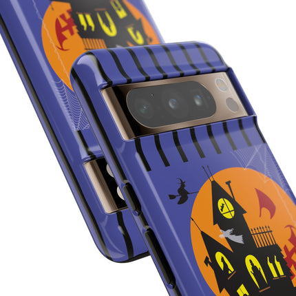 Halloween Night at the Haunted House Phone Cases
