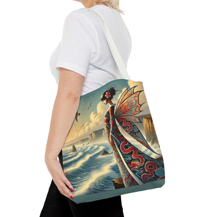 The Coastal Fairy Tote Bag – Serene Grace & Oceanic Magic