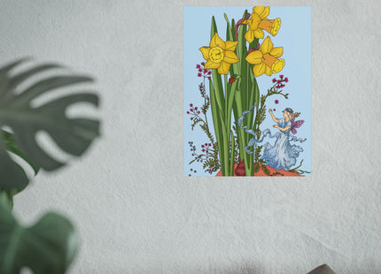 Daffodil Fairy Fine Art Posters