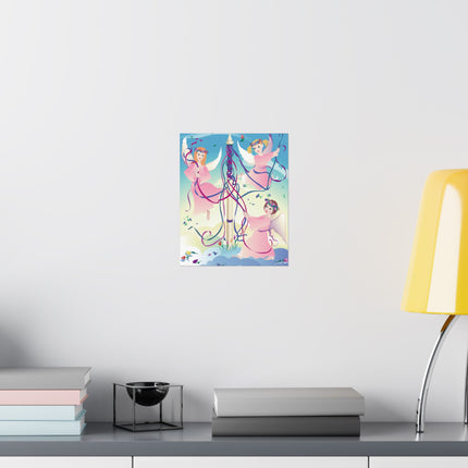 Angelic Revelry Premium Matte Vertical Posters
