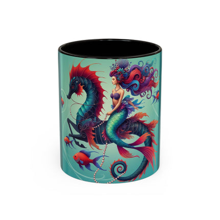 Mermaid & Sea Dragon Mug – Ocean Guardian & Mythic Beauty