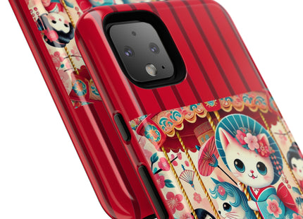 Geisha Kitten's Enchanted Carousel Phone Cases