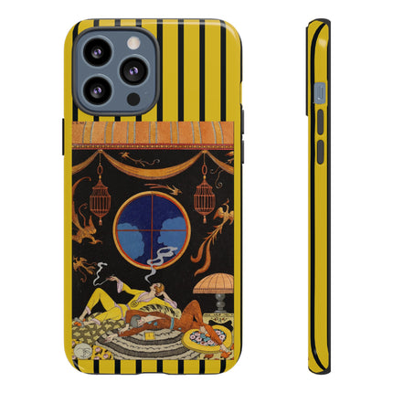 Falbalas et fanfreluches La paresse (Laziness) by George Barbier Phone Cases