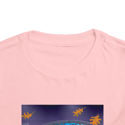 Whimsical Halloween Mischief Toddler Short Sleeve Tee