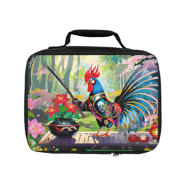 Cyberpunk Rooster Lunch Bag