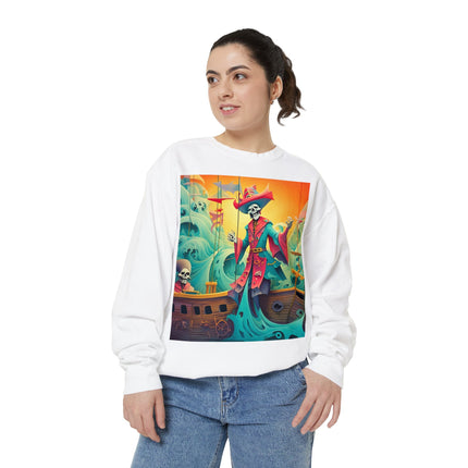 Skeleton Crew of the Misty Seas Unisex Garment-Dyed Sweatshirt