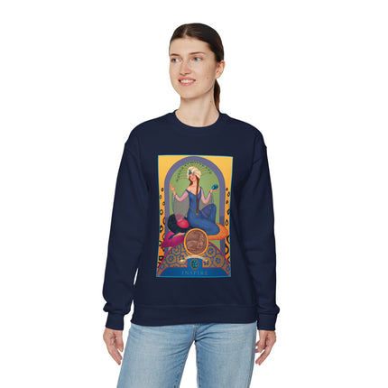December & Tanzanite (from the Gem Series) by Sofia Chiostri Heavy Blend™ Crewneck Sweatshirt