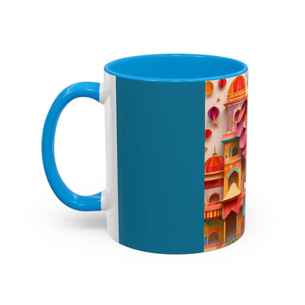 Elephant at an Autumn Festival Colorful Mugs (11oz, 15oz)