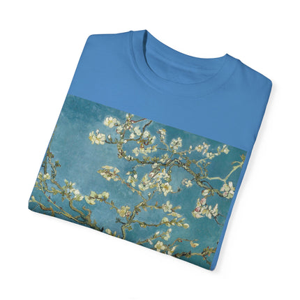 Almond Blossom by Vincent van Gogh Unisex Garment-Dyed T-shirt