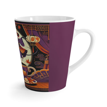 Theatrical Halloween Kabuki Latte Mug