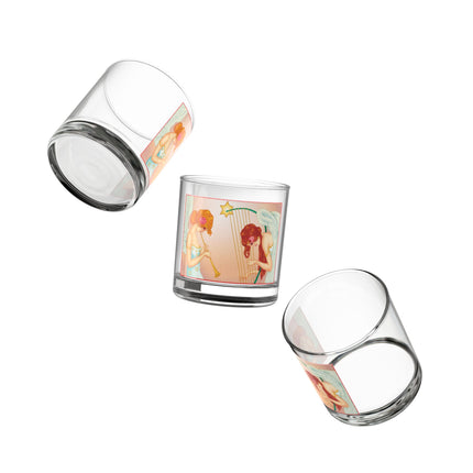 Heavenly Angel Duet Rocks Glass, 10oz