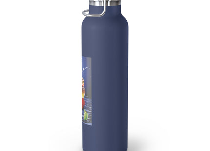 Embarking on a Moonlit Journey Copper Vacuum Insulated Bottle, 22oz