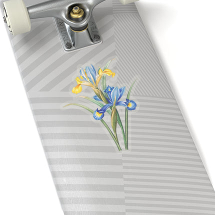 Spanish Iris botanical illustration by Pierre-Joseph Redouté Kiss-Cut Stickers (4 Sizes)