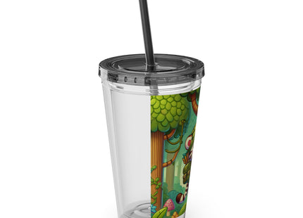 Stealthy Stripes Sunsplash Tumbler with Straw, 16oz