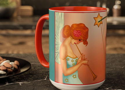 Heavenly Angel Duet Colorful Mugs (11oz, 15oz)