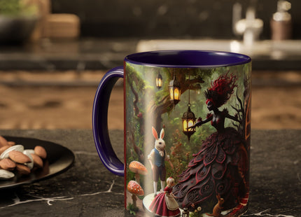 Malice in Wonderland – Gothic Halloween Colorful Mugs (11oz, 15oz)